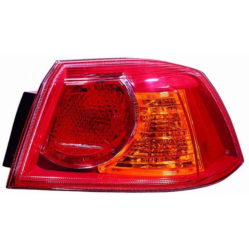 Tail Lamp Passenger Side Mitsubishi Lancer Evolution 2008 Red Bezel Capa , Mi2805100C – Hunt Parts