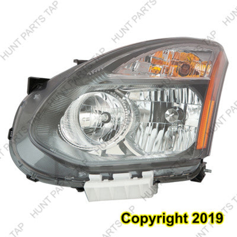 Head Lamp Driver Side Nissan Rogue 2014-2015 Halogen With Black Bezel Select Japan Built High Quality , Ni2502231 – Hunt Parts