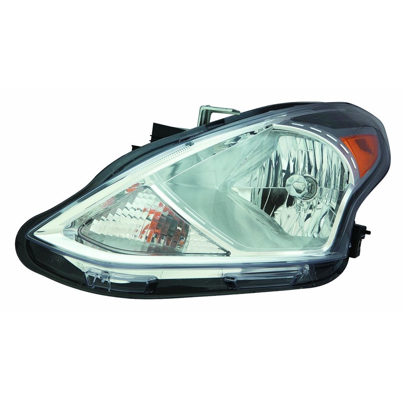 Head Lamp Driver Side Nissan Versa Sedan 2015-2019 Halogen Capa , Ni2502230C – Hunt Parts