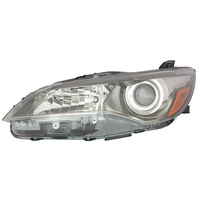 Head Lamp Driver Side Toyota Camry 2015-2017 Halogen Se/Xse Black Bezel 4Cyl Capa , To2502224C – Hunt Parts