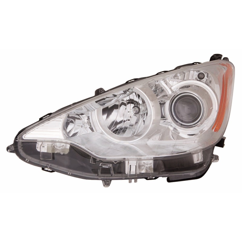 Head Lamp Driver Side Toyota Prius C 2012-2014 Halogen Capa , To2502214C – Hunt Parts