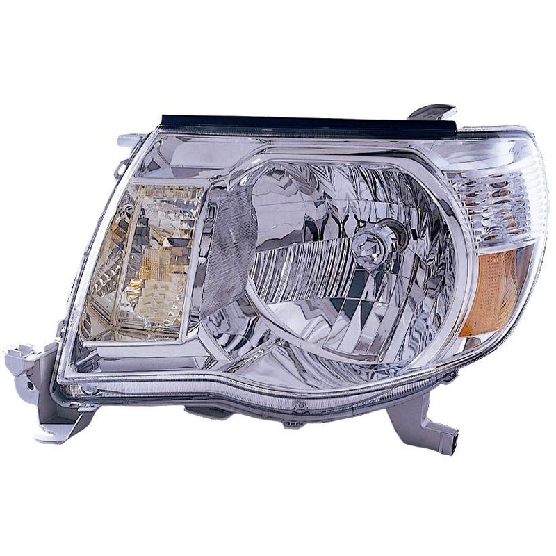 Head Lamp Driver Side Toyota Tacoma 2005-2011 Without Sport Pkg Capa , To2502157C – Hunt Parts