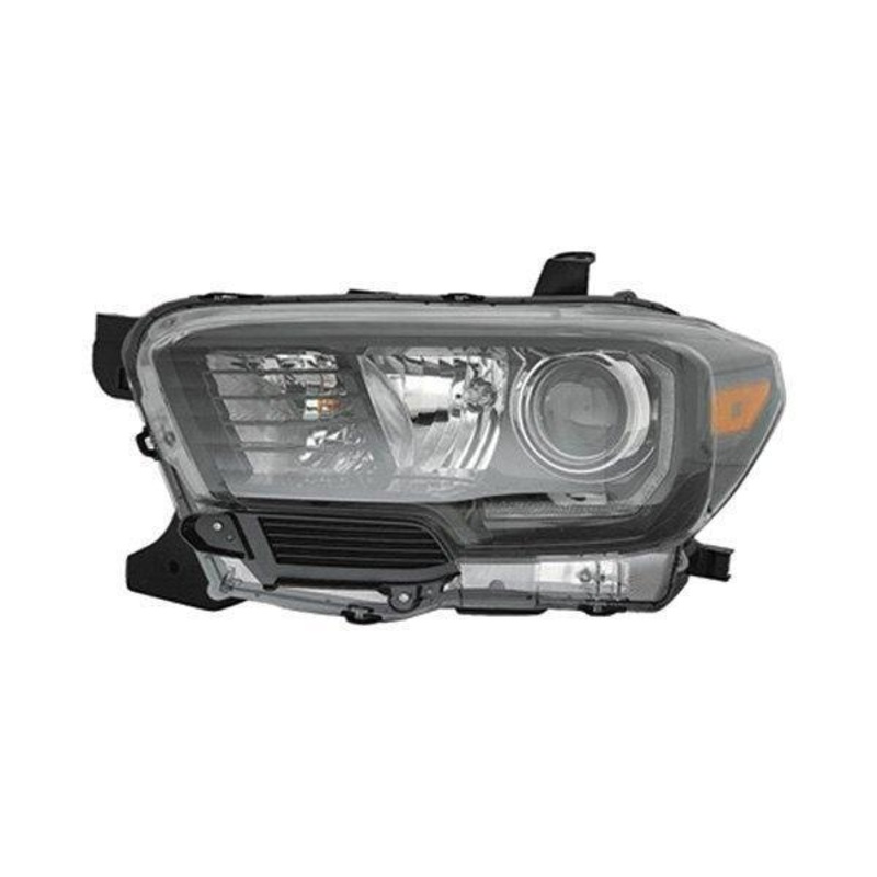 Head Lamp Driver Side Toyota Tacoma 2017-2019 With Led Fog Lamp Black Bezel Capa , To2502254C – Hunt Parts