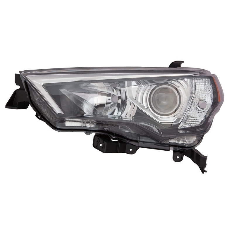 Head Lamp Driver Side Toyota 4Runner 2014-2021 Halogen With Chrome Trim/Black Bezel Capa , To2518150C – Hunt Parts