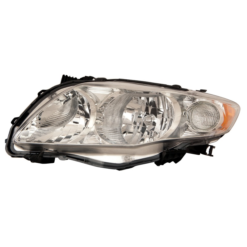 Head Lamp Driver Side Toyota Corolla Sedan 2009-2010 Base/Ce/Le/Xle Japan Built Capa , To2518116C – Hunt Parts