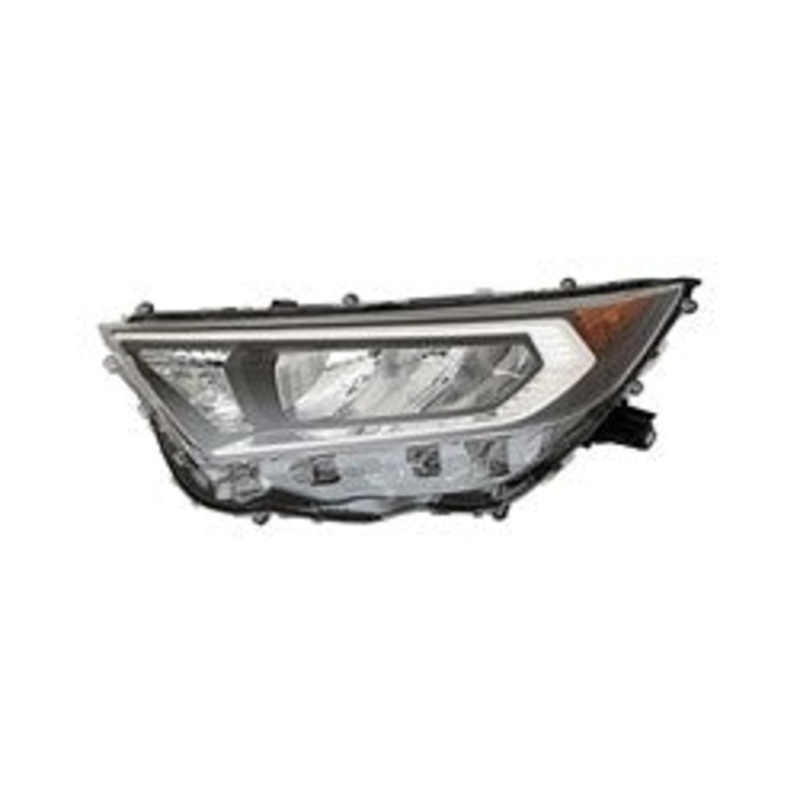 Head Lamp Driver Side Toyota Rav4 2019-2022 Led With Chrome Housing Japan Built Capa , To2518201C – Hunt Parts