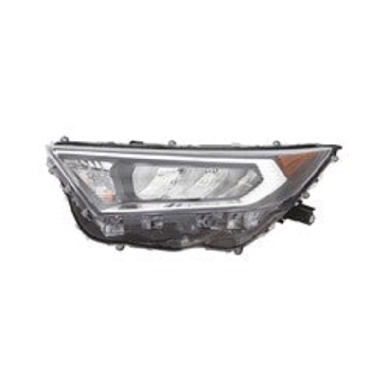 Head Lamp Driver Side Toyota Rav4 2019-2022 Without Hybrid Rid Chrome North-American Built Capa , To2502275C – Hunt Parts