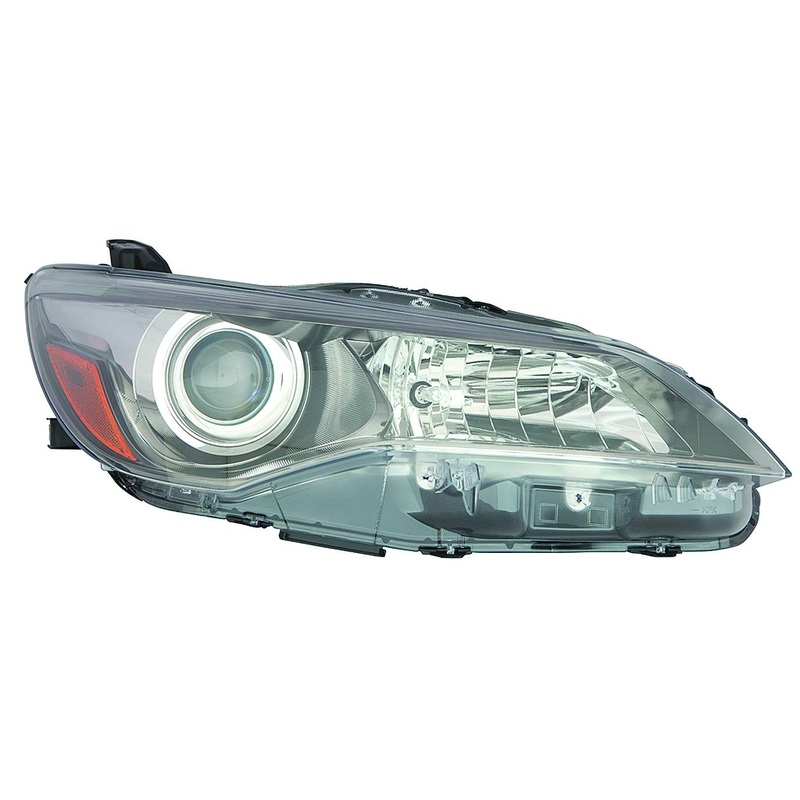 Head Lamp Passenger Side Toyota Camry 2015-2017 Halogen Se/Xse Black Bezel 4Cyl Capa , To2503224C – Hunt Parts