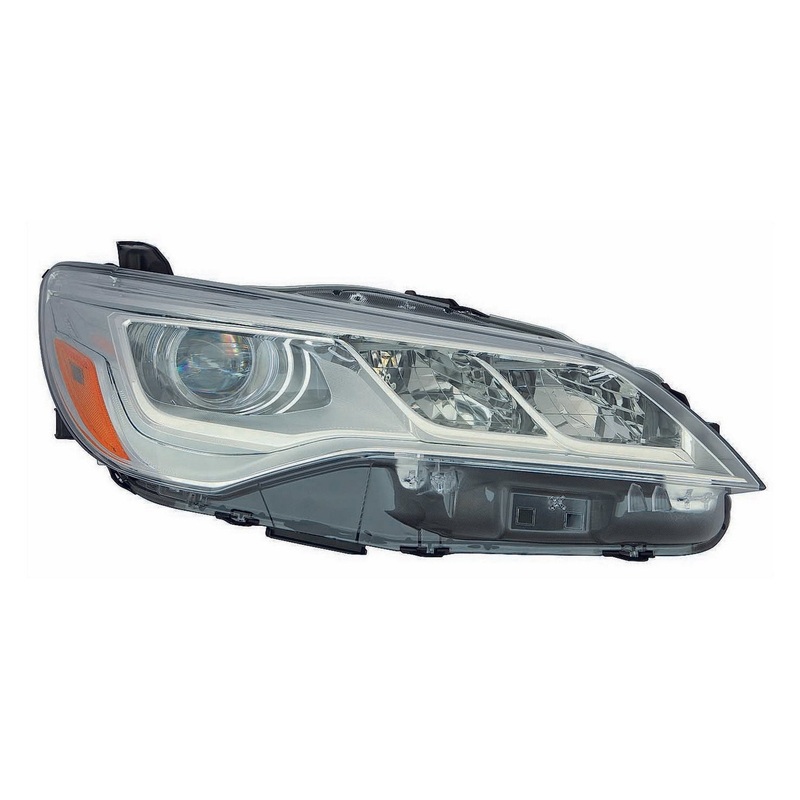 Head Lamp Passenger Side Toyota Camry 2015-2017 Led Xle Chrome Bezel Capa , To2503223C – Hunt Parts