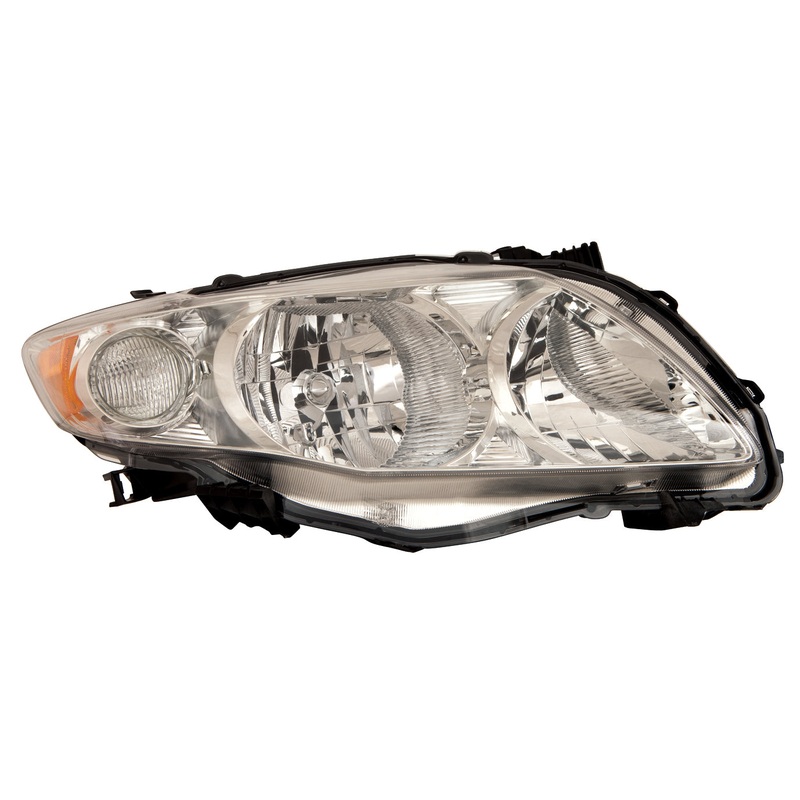 Head Lamp Passenger Side Toyota Corolla Sedan 2009-2010 Base/Ce/Le/Xle Japan Built Capa , To2519116C – Hunt Parts