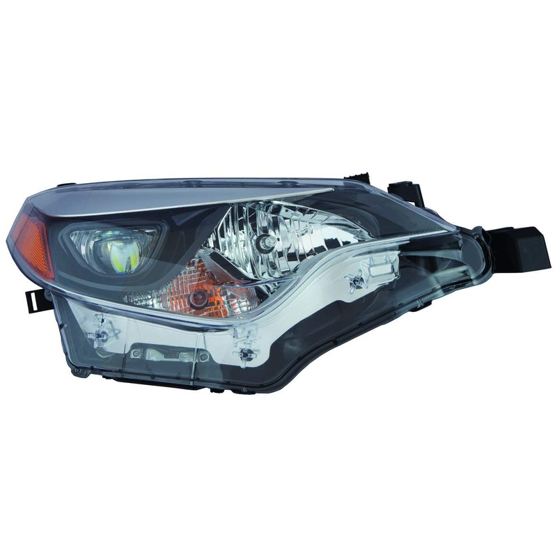 Head Lamp Passenger Side Toyota Corolla Sedan 2014-2016 Capa – Hunt Parts