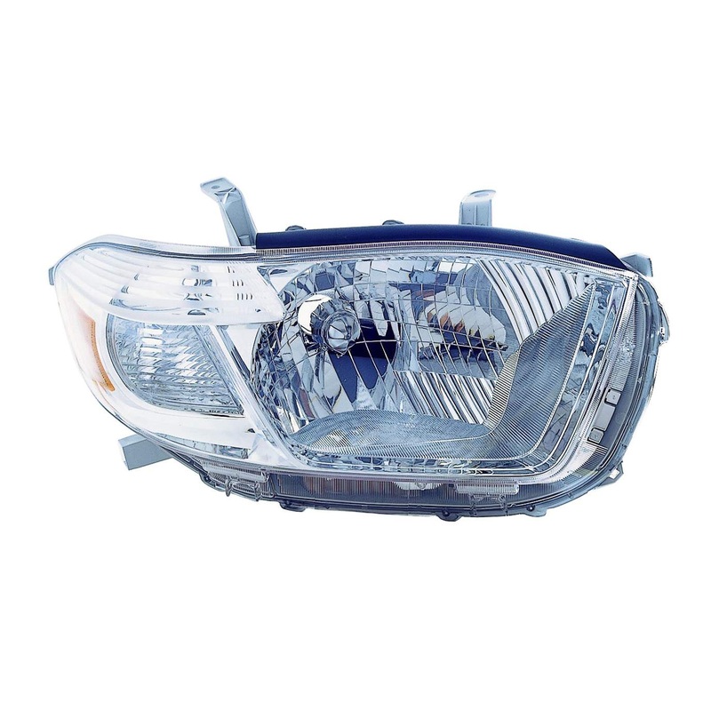 Head Lamp Passenger Side Toyota Highlander 2008-2010 Japan Built Base-Ltd-Se Models Capa , To2503176C – Hunt Parts