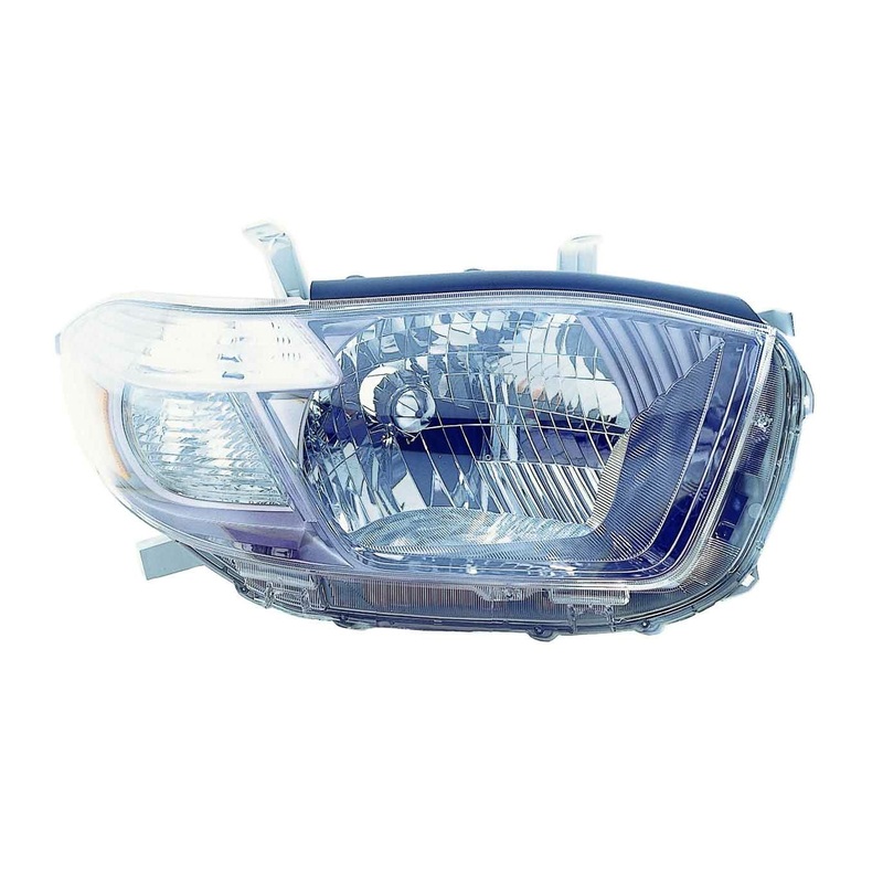 Head Lamp Passenger Side Toyota Highlander 2008-2010 Sport Mdl With Smoked Lens Capa , To2503177C – Hunt Parts