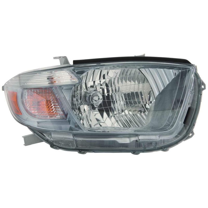 Head Lamp Passenger Side Toyota Highlander 2010 Sport Model Capa , To2503202C – Hunt Parts