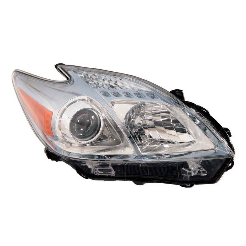 Head Lamp Passenger Side Toyota Prius 2010-2011 Halogen Capa , To2519122C – Hunt Parts