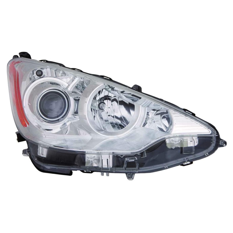 Head Lamp Passenger Side Toyota Prius C 2012-2014 Halogen Capa , To2503214C – Hunt Parts