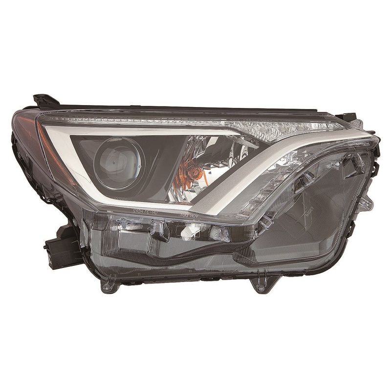 Head Lamp Passenger Side Toyota Rav4 2016-2018 Halogen Usa Built Capa , To2503247C – Hunt Parts