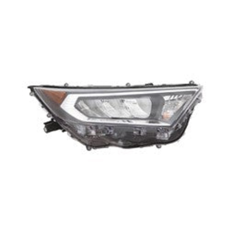 Head Lamp Passenger Side Toyota Rav4 2019-2022 Without Hybrid Rid Chrome North-American Built Capa , To2503275C – Hunt Parts