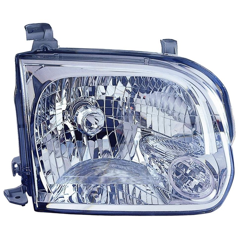 Head Lamp Passenger Side Toyota Sequoia 2005-2007 (Tundra Double Cab) Capa , To2503158C – Hunt Parts