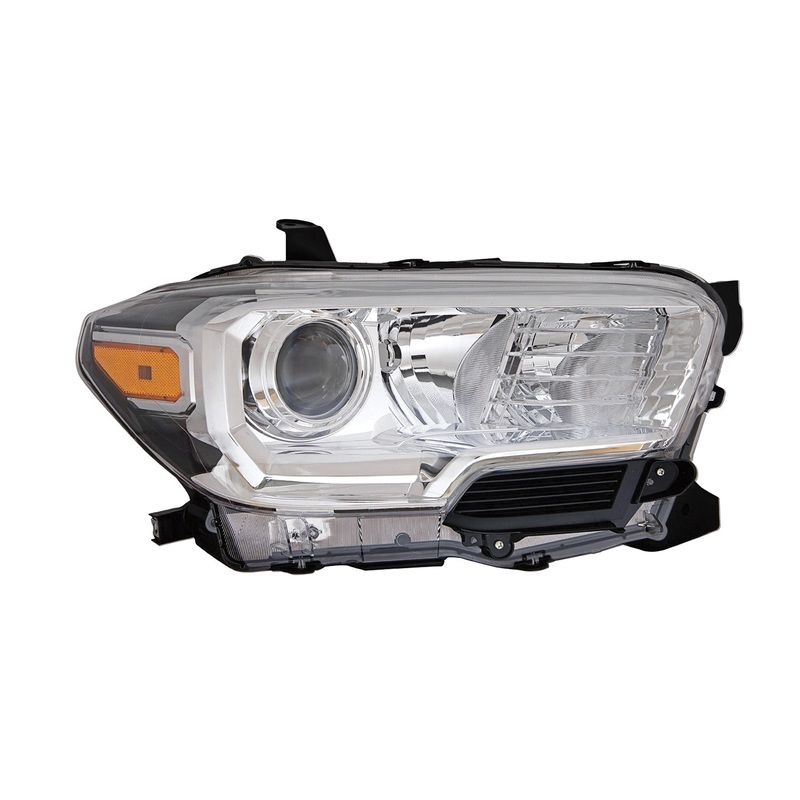 Head Lamp Passenger Side Toyota Tacoma 2019-2023 Chrome With Fog Without Led Drl Capa , To2503276C – Hunt Parts