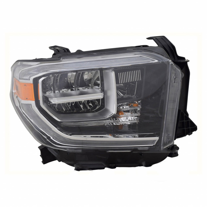 Head Lamp Passenger Side Toyota Tundra 2018-2021 Led Drl Without Smoked Lens High Quality , To2503262 – Hunt Parts
