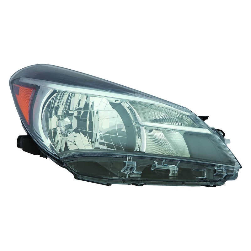 Head Lamp Passenger Side Toyota Yaris Hatchback 2015-2017 Halogen Ce/L/Le Capa , To2503226C – Hunt Parts