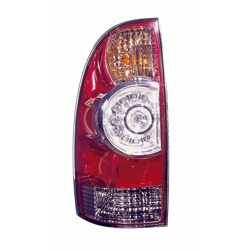 Tail Lamp Driver Side Toyota Tacoma 2005-2015 Led With Clear Center Lens Capa , To2800177C – Hunt Parts