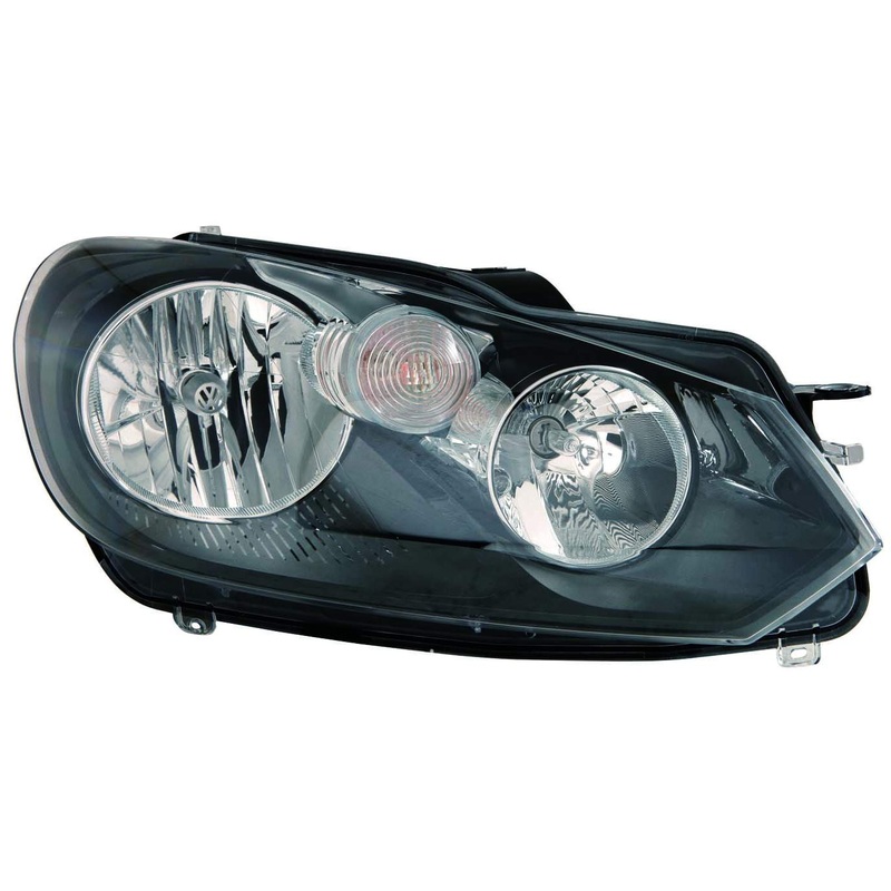 Head Lamp Passenger Side Volkswagen Golf 2010-2014 Halogen Hella Type Capa , Vw2503144C – Hunt Parts