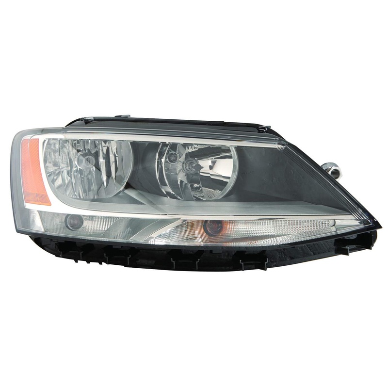 Head Lamp Passenger Side Volkswagen Jetta 2011-2016 Halogen Capa , Vw2503146C – Hunt Parts