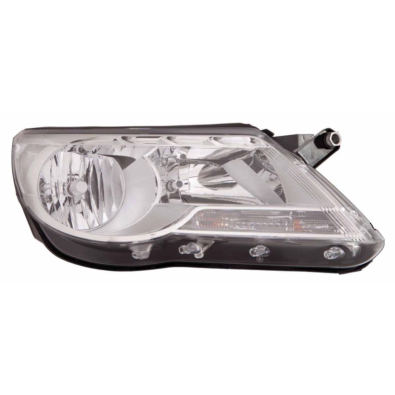 Head Lamp Passenger Side Volkswagen Tiguan 2009-2011 Halogen Capa , Vw2503143C – Hunt Parts