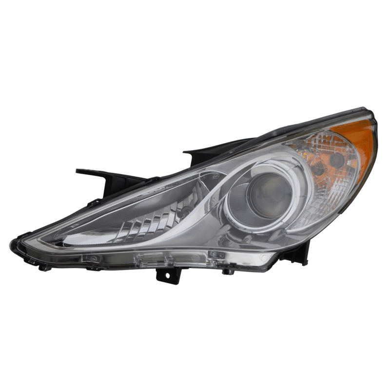 Head Lamp Driver Side Hyundai Sonata 2011-2014 Chrome Bezel (Se/Ltd) Capa , Hy2502157C – Hunt Parts