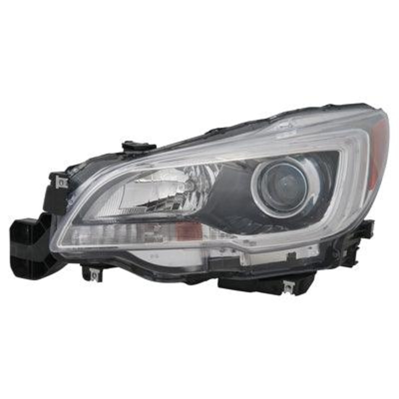 Head Lamp Driver Side Subaru Legacy 2015-2017 Halogen With Black Bezel/Chrome Trim 3.6L Capa , Su2502149C – Hunt Parts