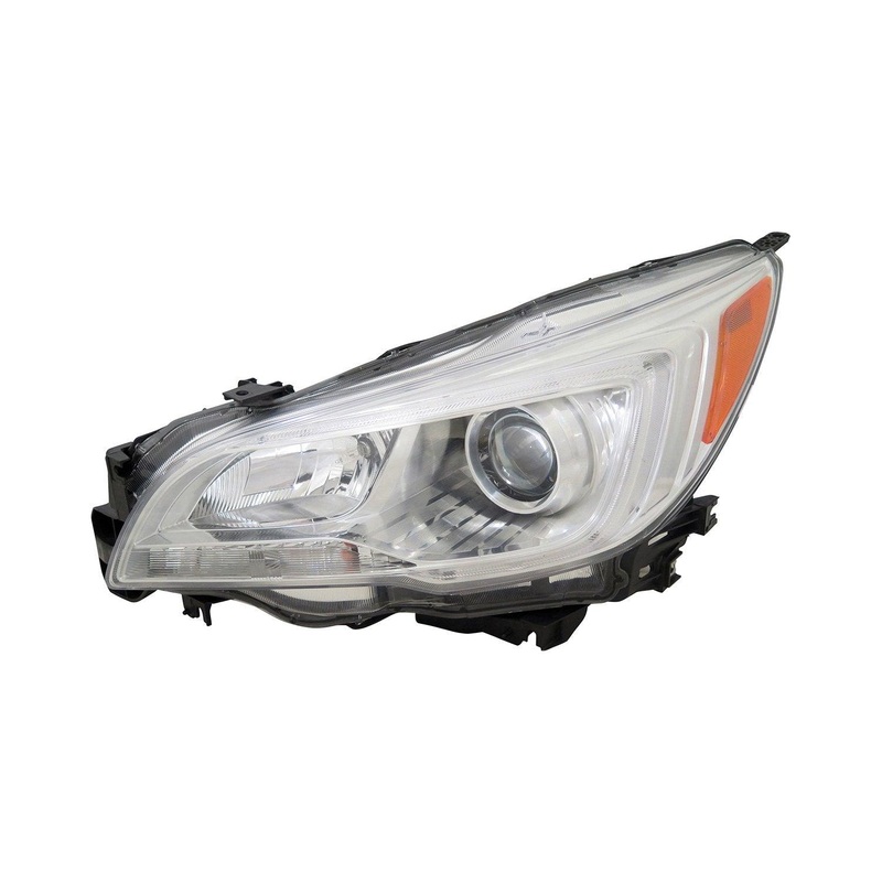 Head Lamp Driver Side Subaru Legacy 2015-2017 Halogen With Chrome Bezel 2.5I Model Capa , Su2502151C – Hunt Parts