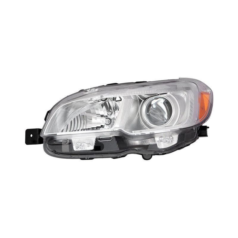 Head Lamp Driver Side Subaru Wrx 2015-2020 Halogen With Chrome Bezel Capa , Su2502152C – Hunt Parts