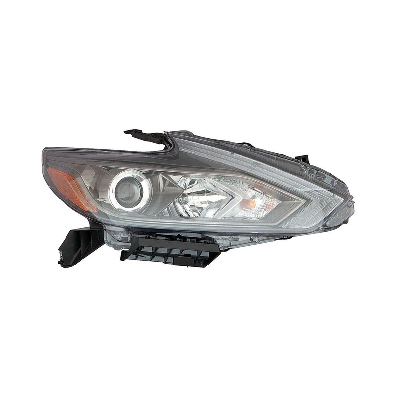 Head Lamp Passenger Side Nissan Altima 2016-2018 Halogen With Black Bezel Without Led Daytime Running Light Capa , Ni2503249C – Hunt Parts