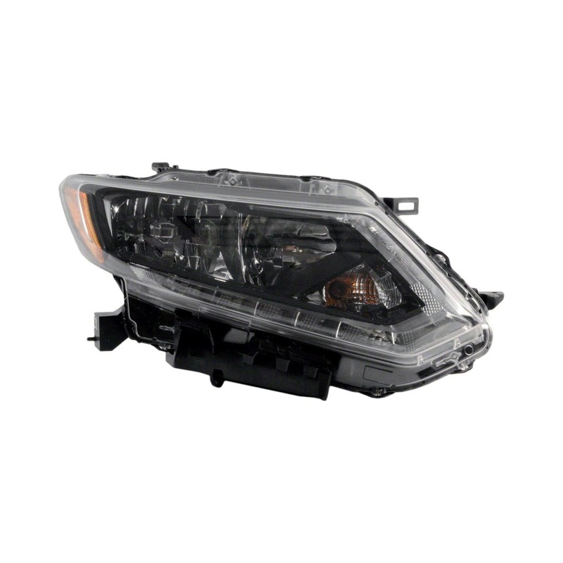 Head Lamp Passenger Side Nissan Rogue 2014-2016 Halogen Usa Built With Led Drl Capa , Ni2503226C – Hunt Parts
