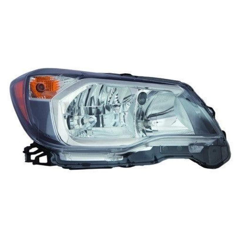 Head Lamp Passenger Side Subaru Forester 2014-2016 Halogen 2.0L Gray Bezel Capa , Su2503146C – Hunt Parts