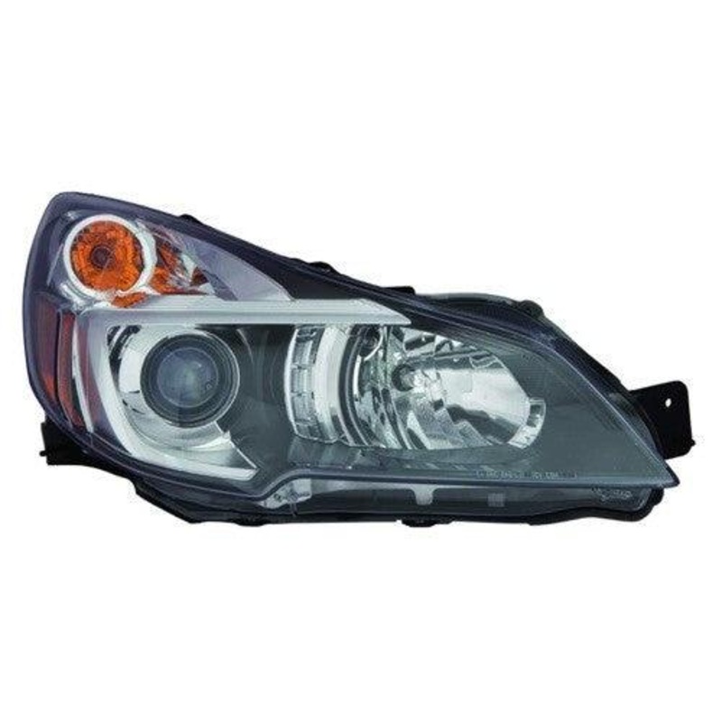 Head Lamp Passenger Side Subaru Legacy 2013-2014 With Black Bezel Capa , Su2503141C – Hunt Parts