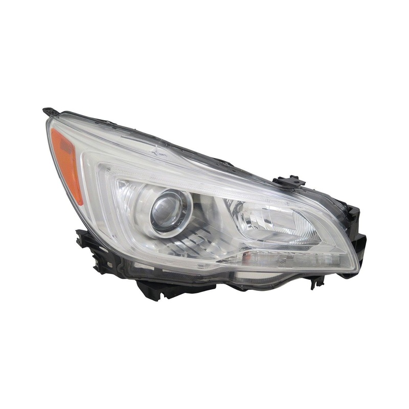 Head Lamp Passenger Side Subaru Legacy 2015-2017 Halogen With Chrome Bezel 2.5I Model Capa , Su2503151C – Hunt Parts