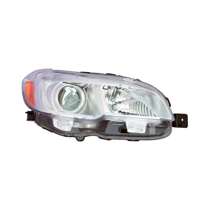 Head Lamp Passenger Side Subaru Wrx 2015-2020 Halogen With Chrome Bezel Capa , Su2503152C – Hunt Parts