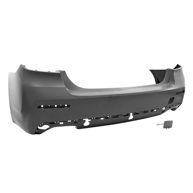 Bumper Rear Bmw 5 Series 2021-2023 Primed Ptm With Tow Hook Without Park Sensor , Bm1100454 – Hunt Parts
