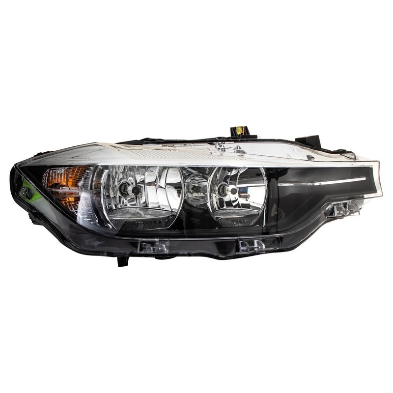 Head Lamp Passenger Side Bmw 3 Series Sedan 2016-2018 Halogen Without Logo Capa , Bm2519166C – Hunt Parts
