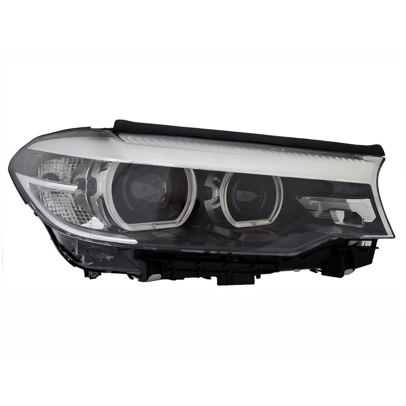 Head Lamp Passenger Side Bmw 5 Series 2017-2020 Led Without Icon Adaptive/Logo , Bm2519179 – Hunt Parts