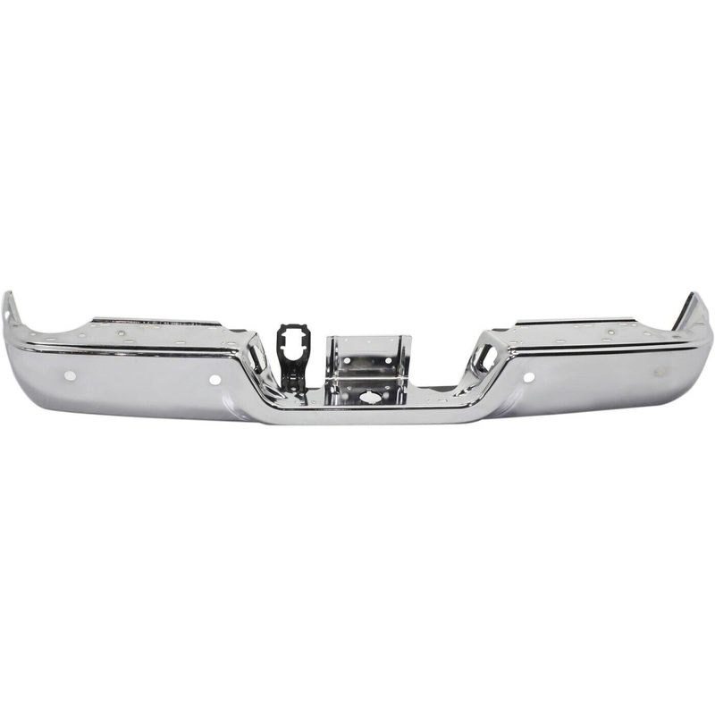 Bumper Rear Assembly Dodge Ram 1500 2009-2010 Chrome With Sensor Without Dual Exhaust , Ch1102374 – Hunt Parts