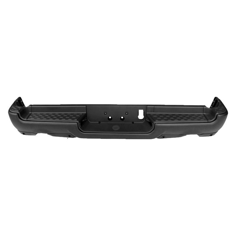 Bumper Rear Assembly Ram Ram 1500 2019-2022 Black Powder Coat Dual Exhaust With Sensor Without Advanced Park Exclude Rebel/Trx , Ch1103143 – Hunt Parts