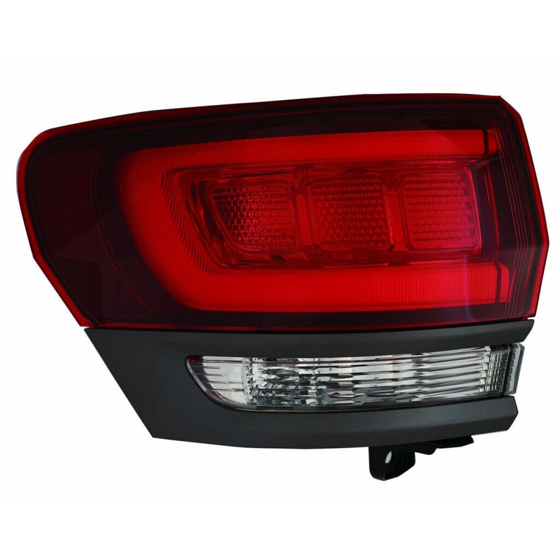 Tail Lamp Driver Side Jeep Grand Cherokee 2017-2021 Dark Gray Bezel / Gloss Black Inner High Quality , Ch2804117 – Hunt Parts
