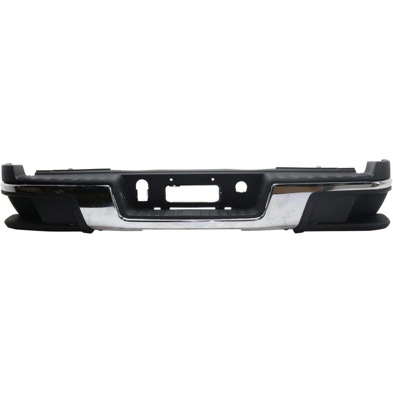 Bumper Rear Assembly Chevrolet Colorado 2015-2022 Chrome With Pads/Brackets/Lamps Without Sensor , Gm1103181 – Hunt Parts