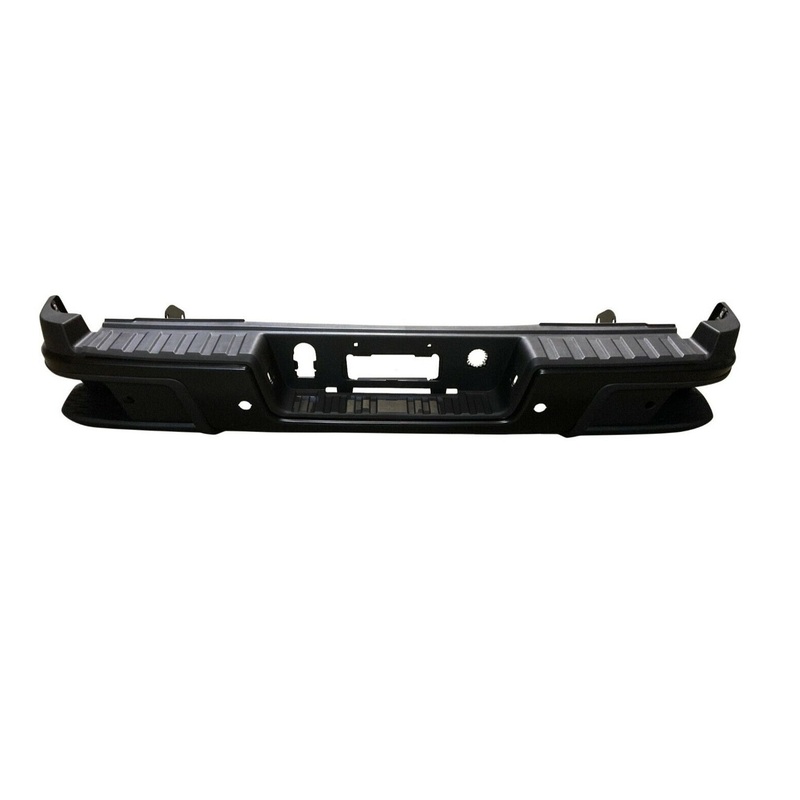 Bumper Rear Assembly Chevrolet Colorado 2019-2022 Black Ptm With Sensor Without Hitch , Gm1103205 – Hunt Parts