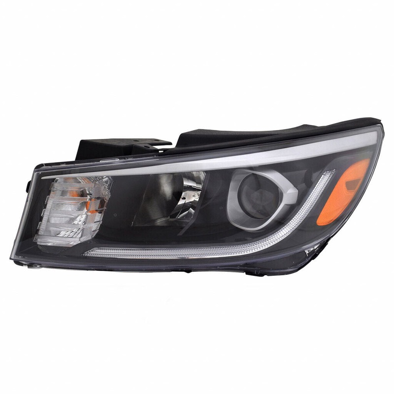 Head Lamp Driver Side Kia Sedona 2019-2021 Halogen Without Led Position Lamp High Quality , Ki2502238 – Hunt Parts