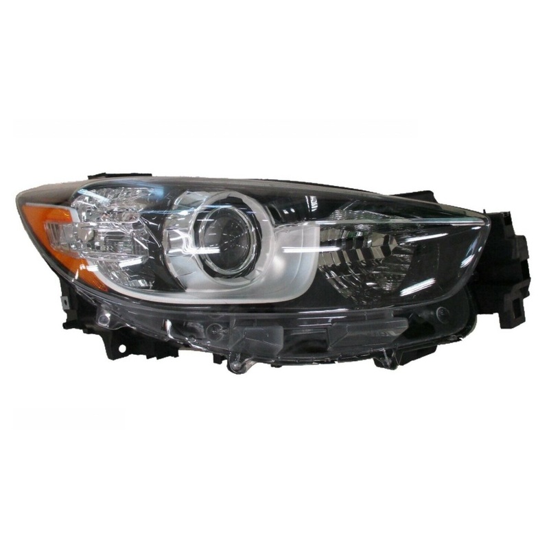 Head Lamp Passenger Side Mazda Cx5 2013-2015 Hid Chrome Bezel With Black Trim Capa , Ma2519151C – Hunt Parts